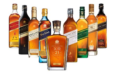 johnnie walker labels list.